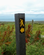 Le logo de la randonnée du "Burren Way"
