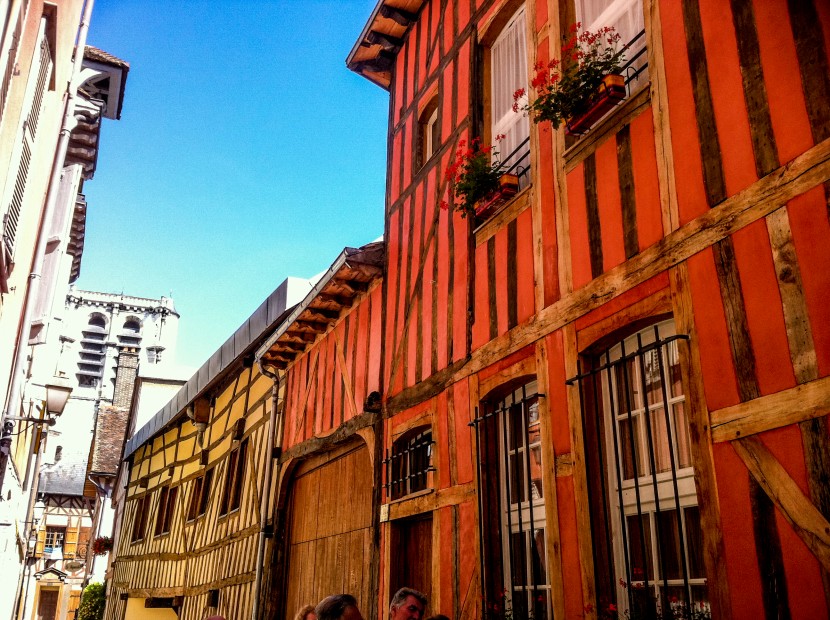 Maisons colorées de Troyes