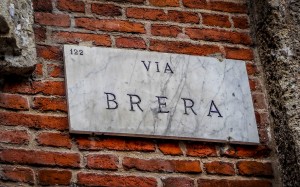 Via Brera à Milan