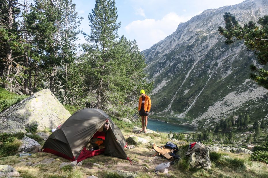 camping dans les Pyrénées