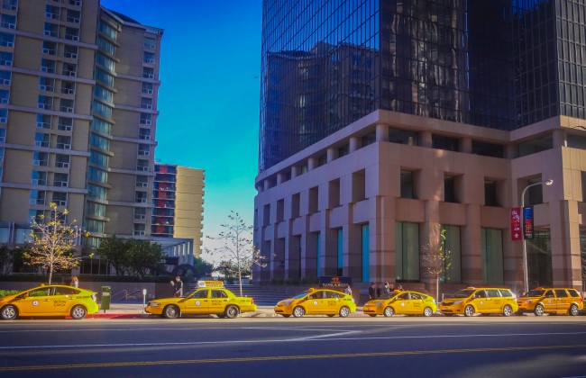 Les taxis de Downtown Los Angeles